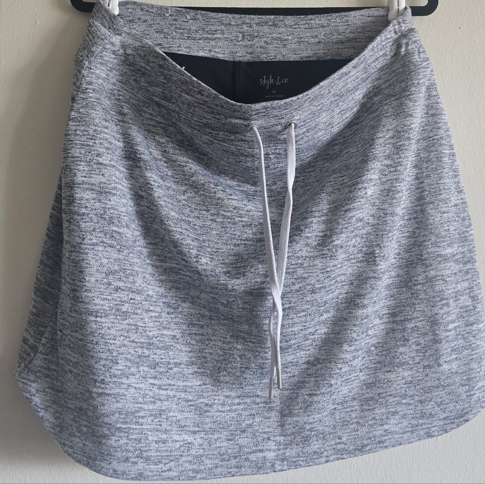 Style & Co. Heather Gray Skort